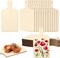 36 Pcs Mini Wooden Cutting Board for Crafts Small Charcuterie Boards Bulk(9.4" X 5.1")